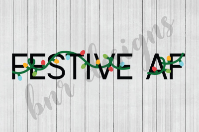 Christmas SVG, Festive SVG, SVG Files, DXF Files
