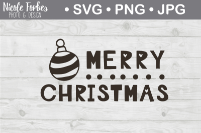 Merry Christmas SVG Cut File