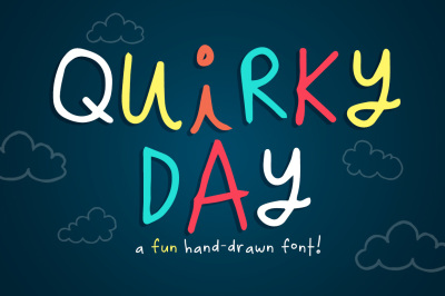 Quirky Day hand-drawn font