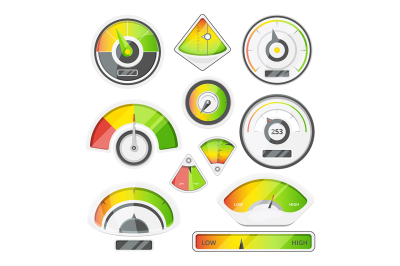 Different speed indicators