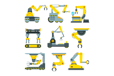 Robotic hands for machine industry