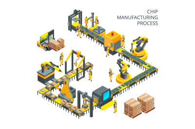 Industrial production of computer parts