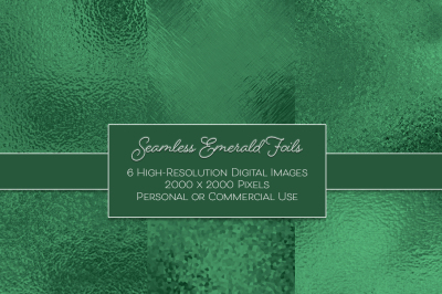Seamless Emerald Foils