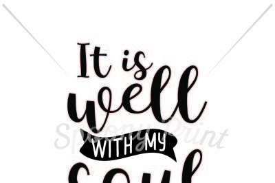 It is well with my soul