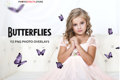 112 Butterfly Photo Overlays  2.0