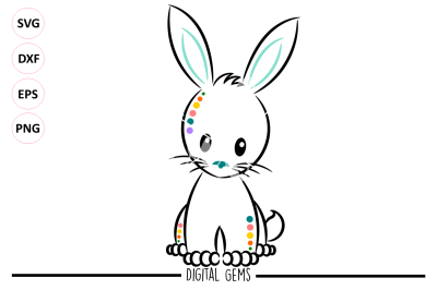 Bunny Rabbit SVG / DXF / EPS / PNG files