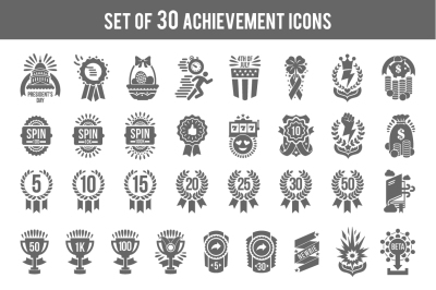 Achievement icons