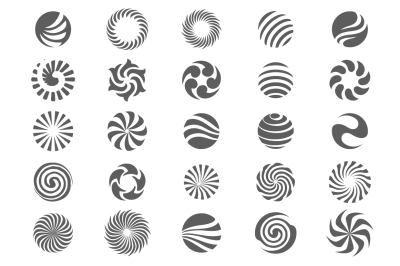 Abstract circle symbols