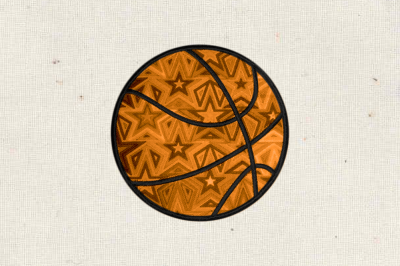 Basketball | Applique Embroidery