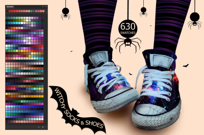 Witchy Socks &amp; Shoes Swatches