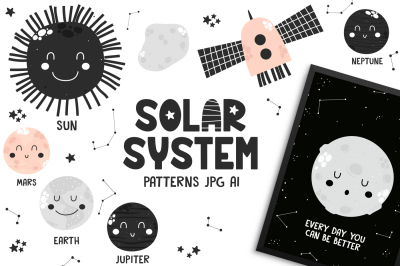 Solar System - Cute Characters