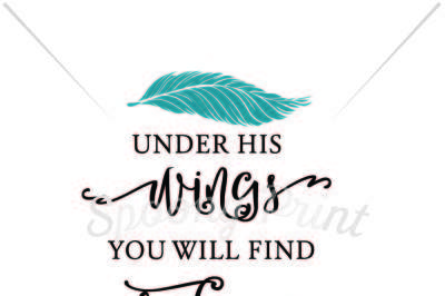 under his wings you will find refugee