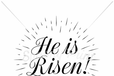 He is risen