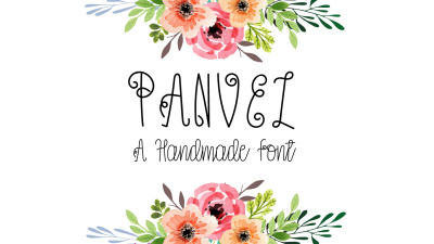 Panvel - a decorative script font