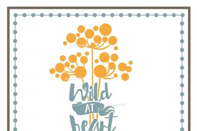 Wild at Heart SVG Cut File