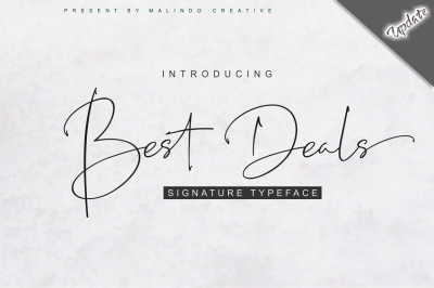 Best Deals | Signature Typeface