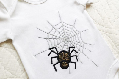 Spider and Web | Applique Embroidery