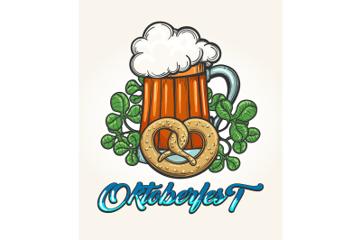 Oktoberfest Hand Drawn Emblem