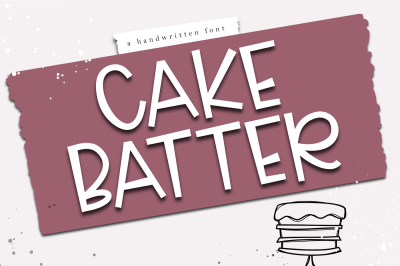 Cake Batter - A Handwritten Font