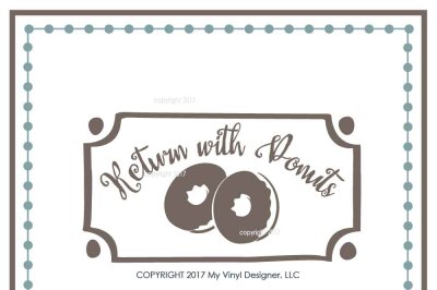 Donut SVG - Home Vector