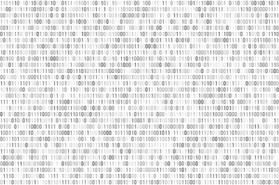 Binary matrix computer data code vector seamless background