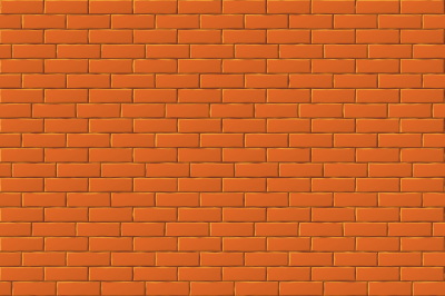 Red brick wall vector seamless background