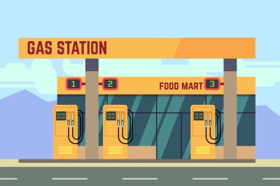 Gas filling station transport related service