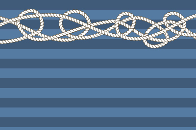 Tangled marine ropes borders for text