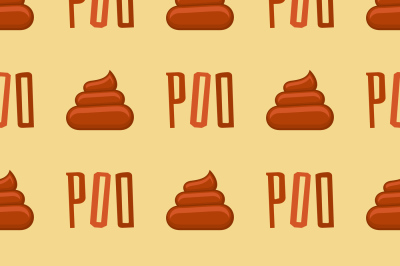 Poo colors seamless pattern