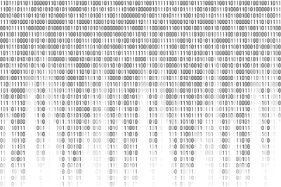Virtual computer binary code abstract background