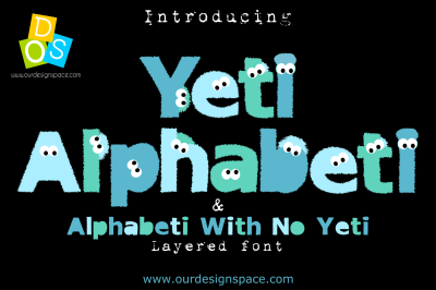 Yeti Alphabeti Font