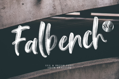 Falbench SVG & Brush Font