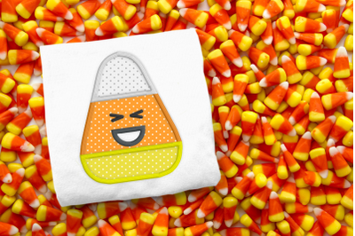 Laughing Candy Corn | Applique Embroidery