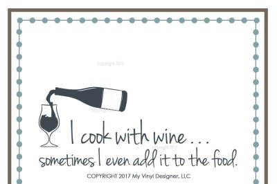 Wine SVG Cut File - Kitchen Vector