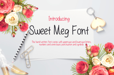 Sweet Meg - a Handwritten font