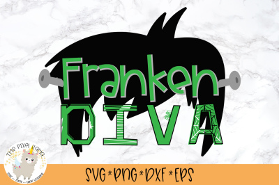 Franken Diva SVG Cute File