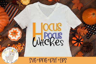 Hocus Pocus Witches SVG Cut File