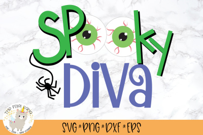 Spooky Diva SVG Cut File