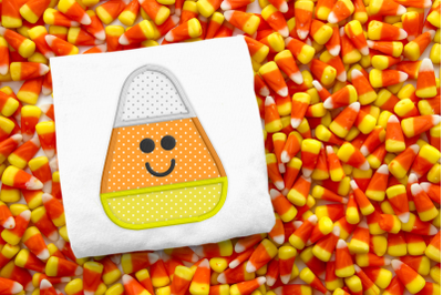 Smiling Candy Corn | Applique Embroidery