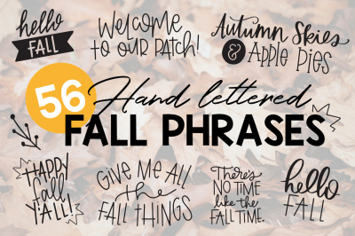 Fall Phrases Symbol Font