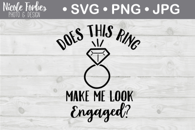 Does this ring make me look engaged SVG Cut file