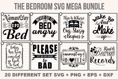 Download Download 20 Bedroom SVG/DXF/EPS/PNG Files Bundle Free ...