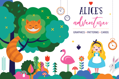 Alice in the wonderland collection