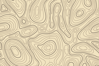 Seamless topographic map texture. Cartography elevation maps contour, 