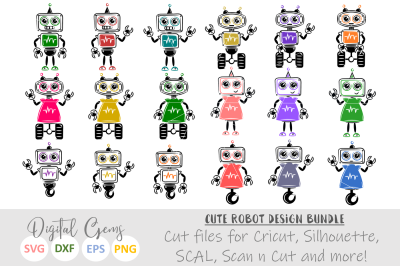 Robot SVG / DXF / EPS / PNG files