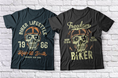 Biker t-shirts set