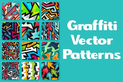 Graffiti vector patterns pack