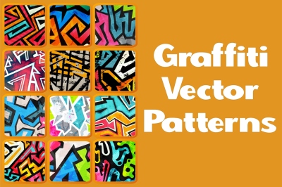 Graffiti vector patterns pack