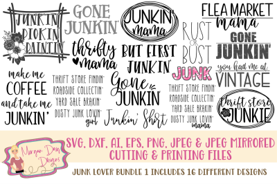 Junk Lover SVG Bundle 1