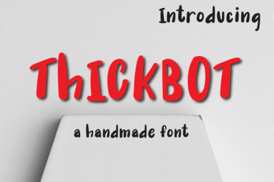 ThICK BOT font by watercolor floral designs